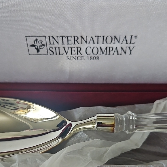 International Silver Company Gold and Silver Spoon - Picture 2 of 7
